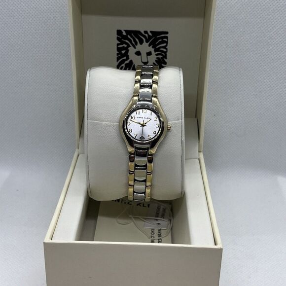 Anne Klein 10/677SVTT Women Stainless Steel Analog Dial Quartz Wrist Watch JMB29 - Picture 1 of 12